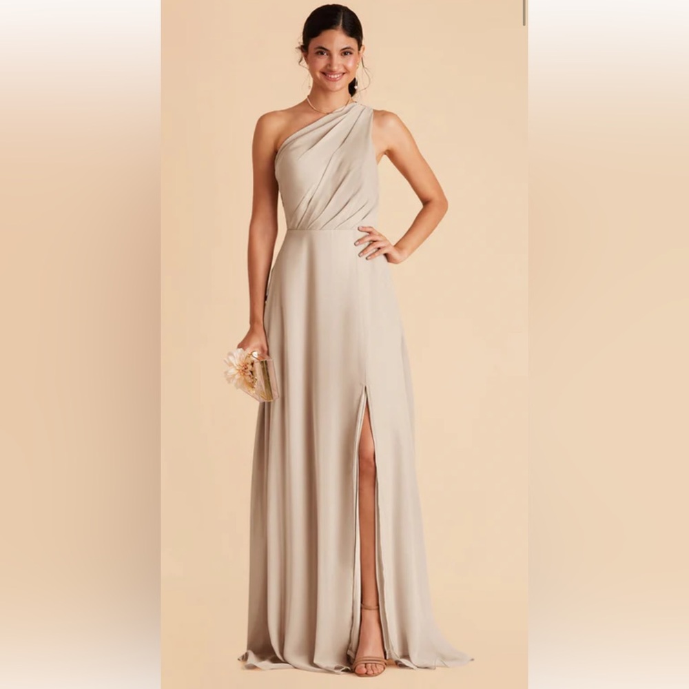 Birdy Grey dress Kira Style chiffon neutral champagne size XXL